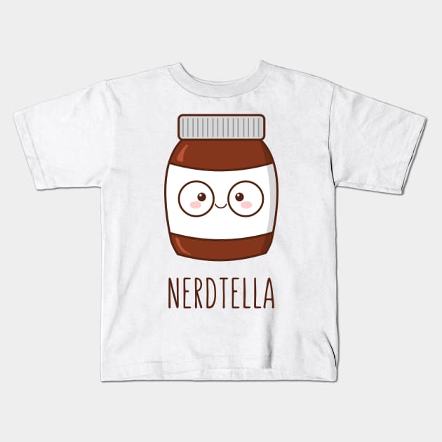 Nerdtella Kids T-Shirt by AnishaCreations